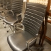 Black Leather Chrome Task Meeting Chair